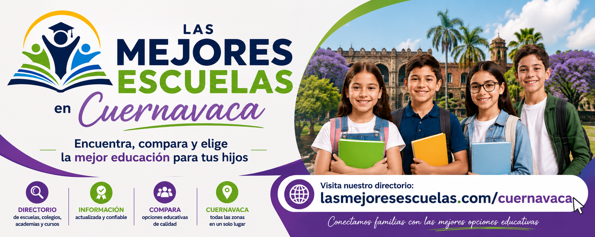 Las Mejores Escuelas en Cuernavaca, directorio educativo